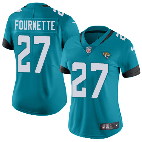 Nike Jaguars #27 Leonard Fournette Teal Green Team Color Women's Stitched NFL Vapor Untouchable Limited Jersey